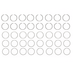 RCK-M10228 - Kit segments 8 pistons - Cote réparation .040 - V8 5.0L, 5.7L - 1996+ - Mercruiser 8018611 / Volvo Penta 21179959