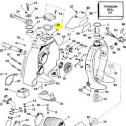 JOINT COUVERCLE VOLVO PENTA SX - 3852677